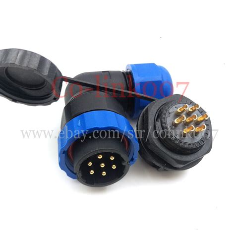 Sd Pin Waterproof Connector Bulkhead Heavy Industrial Power Plug