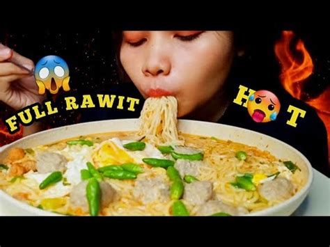 MUKBANG MIE KUAH PEDAS CABE RAWIT IJO ASMR MIE BAKSO TABUR RAWIT