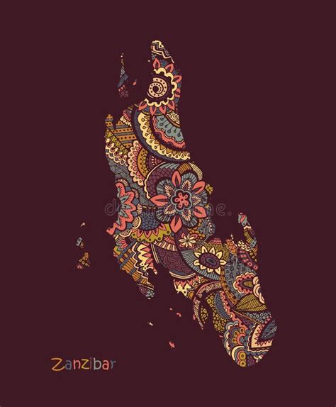 Zanzibar Map Vector Stock Illustrations 671 Zanzibar Map Vector Stock