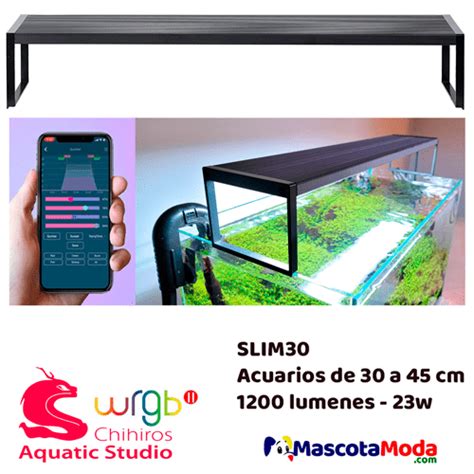 Chihiros WRGB ii Slim30 lámpara profesional acuario MASCOTAMODA