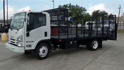 Isuzu Npr Hd Regular Gas Truck With Landscape Body Walk Around