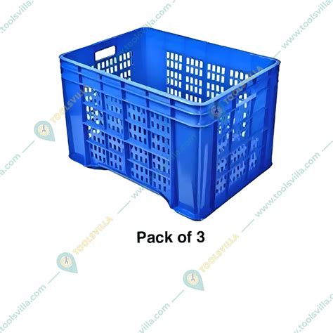 Premium Quality Liter X X Mm Rectangular Crate Pack Of