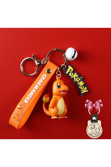 Threemb Toys Pokemon Orjinal Lisansl Anahtarl K Charmander Hed Yel