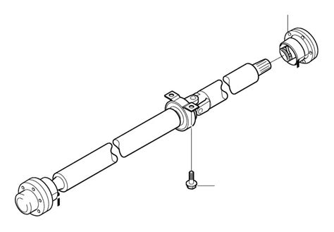 31216176 Cv Joints The Entire Propeller Shaft Must Be Replaced Only