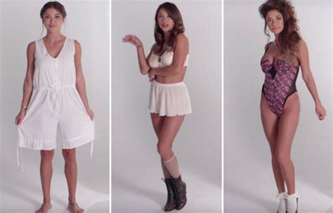 anos Vídeo mostra a evolução da lingerie ao longo dos anos