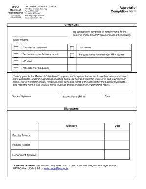 Fillable Online Approval Of Completion Form Docx Fax Email Print