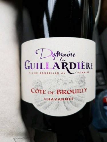 Domaine la Guillardière Côte de Brouilly Chavannes Vivino US