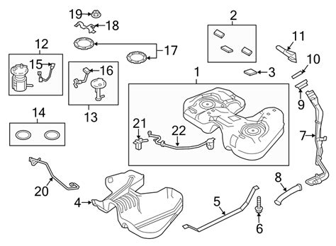 Ford Taurus Fuel Tank Tank Assembly Fuel Liter Dg Z A