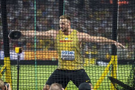 Henrik Janssen Sc Magdeburg Germany Discus Throw Men Discus Throw