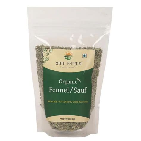 Soni Farms Organic Fennel Seeds Saunf 400gm JioMart