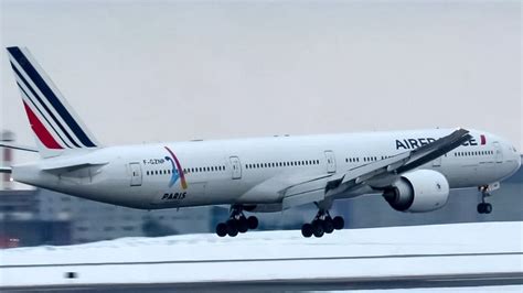 Air France "Paris 2024" 777-300ER (B77W) landing in Montreal (YUL/CYUL ...