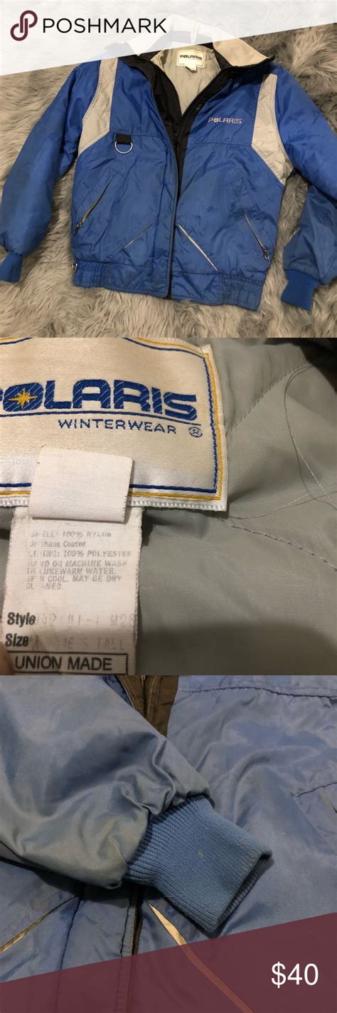 Vintage Polaris Snowmobile Jacket Union Made Polaris Snowmobile