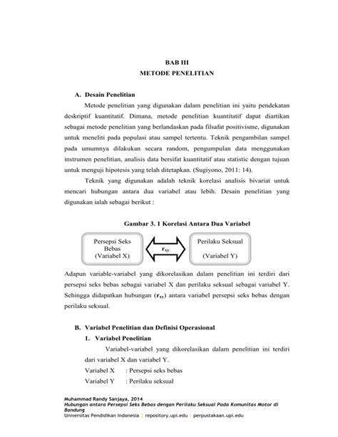 Bab Iii Metode Penelitian A Desain