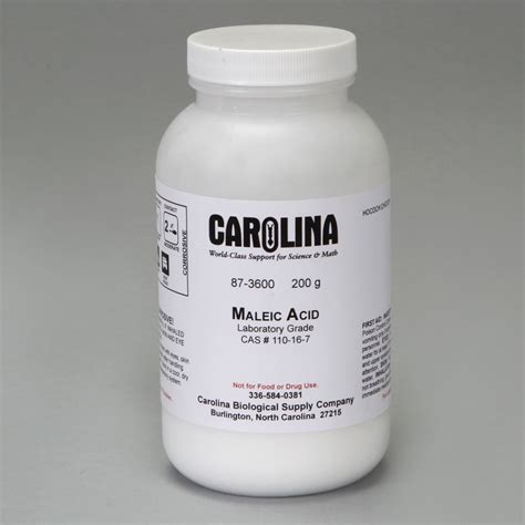 Maleic Acid Laboratory Grade 200 G Carolina