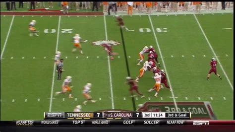 2012 Usc Vs Tennessee Busta Anderson 26 Yd Td Reception Youtube