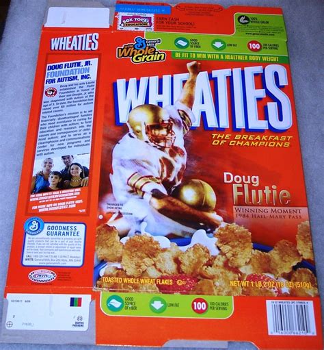 2006 Doug Flutie Winning Moment 1984 Hail-Mary Pass | Wheaties Box ...