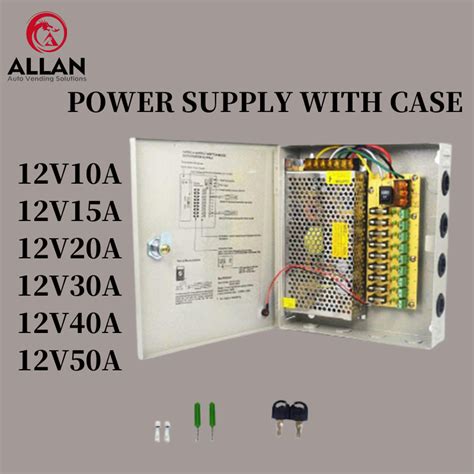 ALLAN 9 18 Channel PSU 12V 10A 15A 20A 30A 40A 50A DC Centralized Power