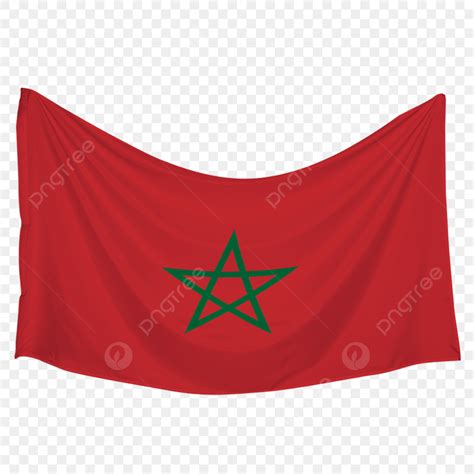 Morocco Flag PNG Picture Morocco Flag Mockup Flag National Country