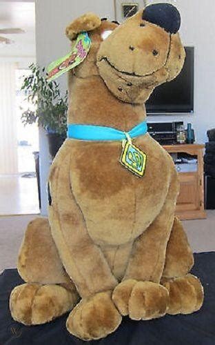 NEW RARE Large Scooby Doo Plush Toy, Giant Stuffed Animal. 27" Tall, 16 ...