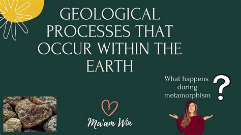 Geological Processes That Occur Within The Earth Earth And Life