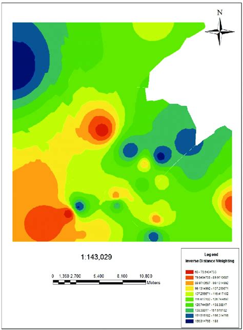 Illustrated The Distribution Of Radon Concentration In Sample Surface