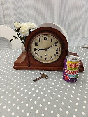 Antique Vintage Haller Westminster Chiming Mantle Clock Working A Ebay