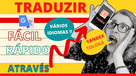 CELULAR Como Traduzir Fácil E Rápido O Site Yandex Toloka Duas