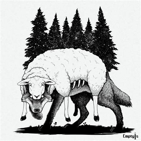 Wolf in sheep's clothing, Me, Digital, 2019 : r/Art