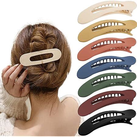 Amazon Kitsch Flat Hair Clips Flat Claw Clips For Women Lay