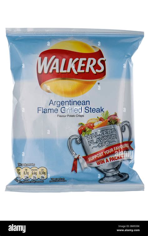 Packet Of Walkers World Cup Argentinean Flame Grilled Steak Flavour