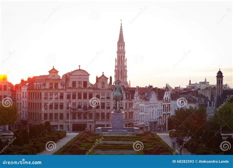 Cityscape Of Brussels Stock Image Image Of Cityscape 68282593