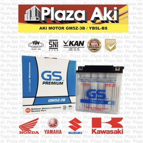 Promo Banting Harga Aki Motor Basah Gm Z B Yamaha Mio Sporty Smile