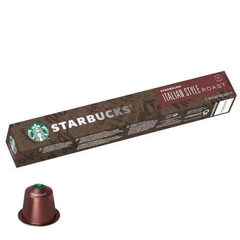 Starbucks Italian Style Roast Espresso 10 Capsules For Nespresso For