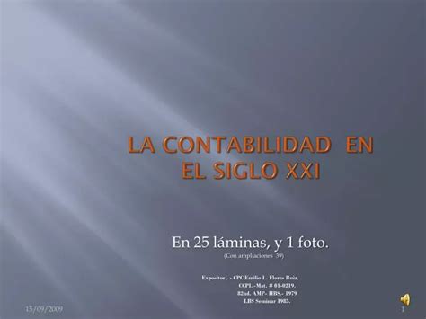 Ppt La Contabilidad En El Siglo Xxi Powerpoint Presentation Free