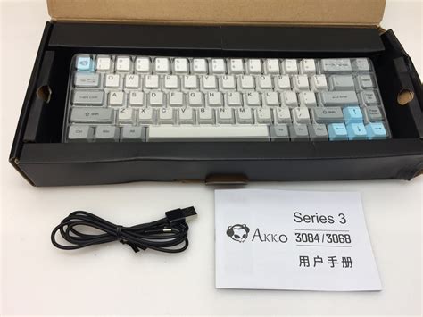 Akko 3068 Silent Bluetooth Wired Dual Mode Mechanical Keyboard Cherry ...