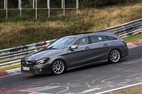 Mercedes Benz Cla Shooting Brake Facelift Looks Its Usual Good On