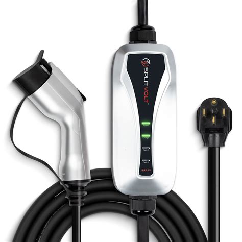 Level 2 Portable Ev Charger 40 Amp Nema 14 50 Splitvolt