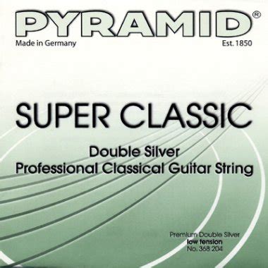 Pyramid Classical Guitar Double Silver Low Tension Full Set