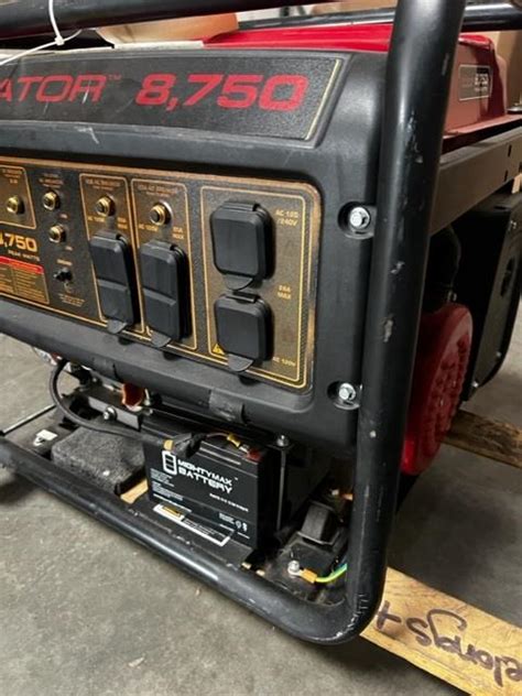 Predator 8750 Gas Powered Generator Property Room