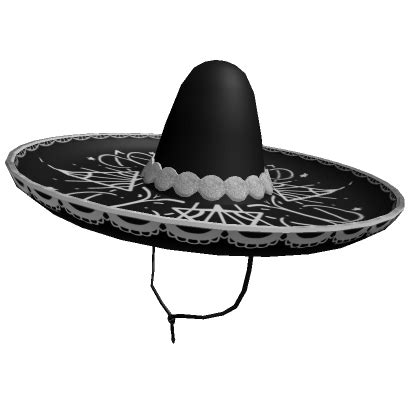 Black Silver Sombrero Roblox Item Rolimon S