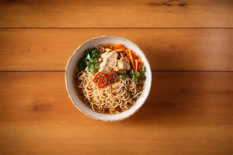 Premium AI Image | photo of instant noodle