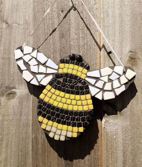 Make Your Own Mosaic Bee Craft Kit In The Uk Birthday T Etsy