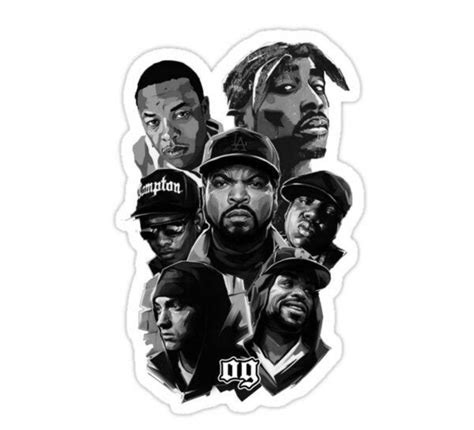 Rapper Sticker Celebrities Decal - Etsy