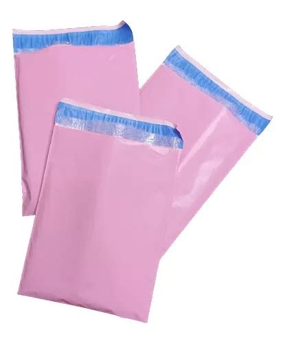 100 Envelope Saco Rosa Segurança Plastico Bolha 12x18