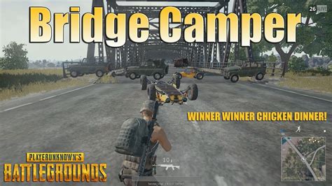 PLAYER UNKNOWN S BATTLEGROUNDS The Bridge Camper PUBG Solo YouTube