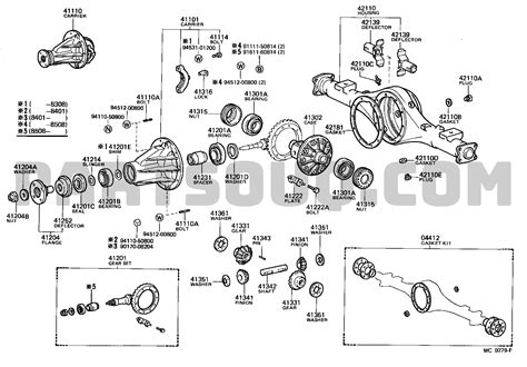 Power Train Chassis Toyota Hiace Van Commuter Yh50rv Jrbn Yh5 6 7 Lh5 6 7 Parts