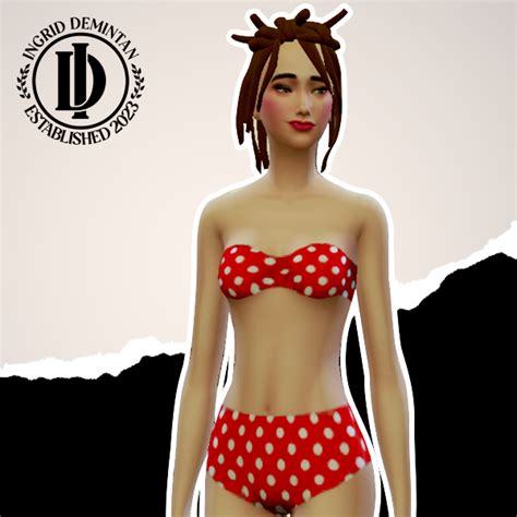 Ids Polka Dot Bikini The Sims 4 Create A Sim Curseforge