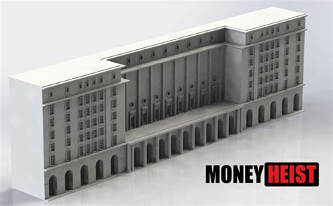 Stl File Money Heist Bank Of Spain La Casa De Papel 💰・3d Print