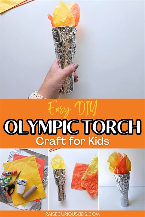 Easy Olympic Torch Craft For Kids Raise Curious Kids