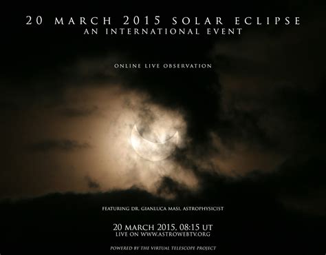 20 March 2015 Partial Solar Eclipse Live Event Online The